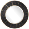 Uttermost 09587 Kerensa Dark Wood Round Mirror