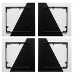 Uttermost 04259 Origami Metal Wall Decor, Set of 4