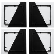 Uttermost 04259 Origami Metal Wall Decor, Set of 4