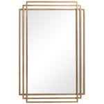 Uttermost 09688 Amherst Brushed Gold Mirror