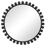 Uttermost 09694 Cyra Black Round Mirror