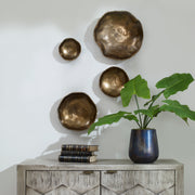 04299 Lucky Coins Brass Wall Decor Bowls