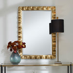 Uttermost 09742 Haya Scalloped Gold Mirror