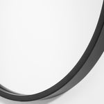 Elegant Oval Wall Mirror with Black Iron Frame – Uttermost Collection