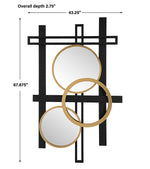 04308 Urban Views Mirrored Wall Decor
