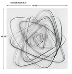 04309 Nucleus Metal Modern Wall Decor