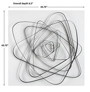 04309 Nucleus Metal Modern Wall Decor