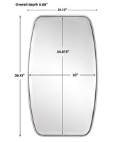 Uttermost 09757 Canillo Silver Mirror
