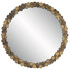 Uttermost 09761 Dinar Round Aged Gold Mirror