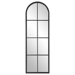 Uttermost 09772 Amiel Black Arch Window Mirror