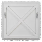 Uttermost 04322 Portside White  Wall Panel, Gray