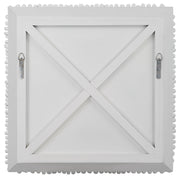 Uttermost 04322 Portside White  Wall Panel, Gray