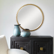 Elegant Gold Frame Round Mirror – Uttermost Taza Collection