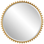 Uttermost 09777 Taza Gold Round Mirror