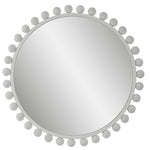 Uttermost 09788 Cyra White Round Mirror
