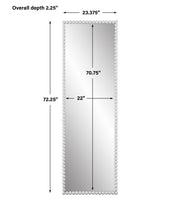 Uttermost 09792 Serna White Tall Mirror