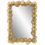 Uttermost 09815 Ripley Gold Lotus Mirror