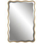 Uttermost 09827 Aneta Gold Scalloped Mirror