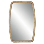 Uttermost Tiki rattan wall mirror 23.75x36.25,
