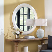 08168 Mariner White Round Mirror