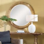 08169 Mariner Natural Round Mirror