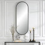 Uttermost 09843 Varina Tall Black Mirror