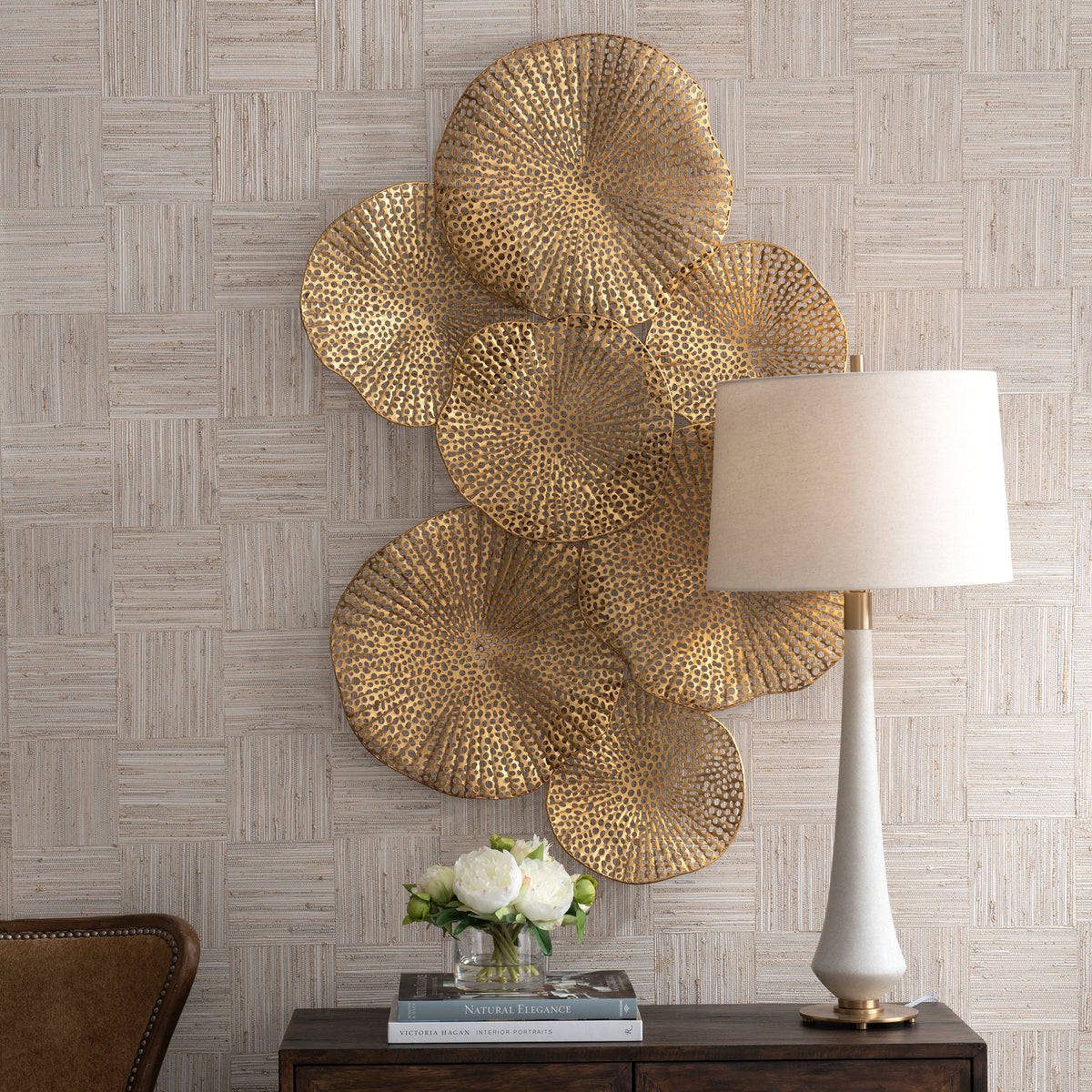 Uttermost 04335 Ripley Gold Metal Wall Art – Uber Bazaar