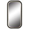 Uttermost 09880 Nevaeh Curved Rectangle Mirror