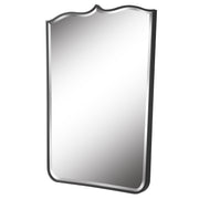 Vertical or Horizontal Wall Mirror – Uttermost Tiara in Satin Black
