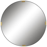 Uttermost 09882 Clip Modern Round Mirror