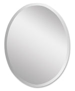 Uttermost 19580 B Frameless Vanity Oval Mirror