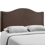 Modway Curl Queen Nailhead Upholstered Headboard
