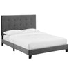 Modway Melanie Twin Tufted Button Upholstered Performance Velvet Platform Bed