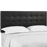 Modway Paisley Tufted King and California King Upholstered Faux Leather Headboard