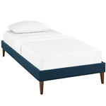 Modway Tessie Twin Fabric Bed Frame with Squared Tapered Legs