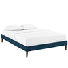 Modway Tessie King Fabric Bed Frame with Squared Tapered Legs