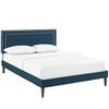 Modway Virginia Full Fabric Platform Bed with Squared Tapered Legs