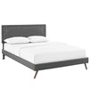 Modway Ruthie Full Fabric Platform Bed with Round Splayed Legs