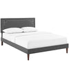 Modway Ruthie Full Fabric Platform Bed with Squared Tapered Legs