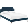 Modway Corene Full Fabric Platform Bed with Round Splayed Legs