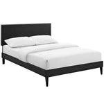 Modway Macie Full Vinyl Platform Bed with Squared Tapered Legs
