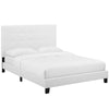 Modway Melanie King Tufted Button Upholstered Fabric Platform Bed