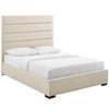 Modway Genevieve Queen Upholstered Fabric Platform Bed