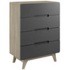 Modway Origin Four-Drawer Chest or Stand