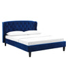Modway Penelope Tufted Wingback Queen Performance Velvet Platform Bed