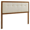 Modway Draper Tufted Full Fabric and Wood Headboard