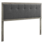 Modway Draper Tufted King Fabric and Wood Headboard