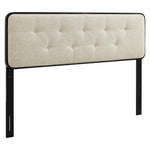 Modway Collins Tufted Twin Fabric and Wood Headboard