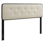 Modway Collins Tufted Full Fabric and Wood Headboard