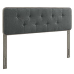 Modway Collins Tufted King Fabric and Wood Headboard